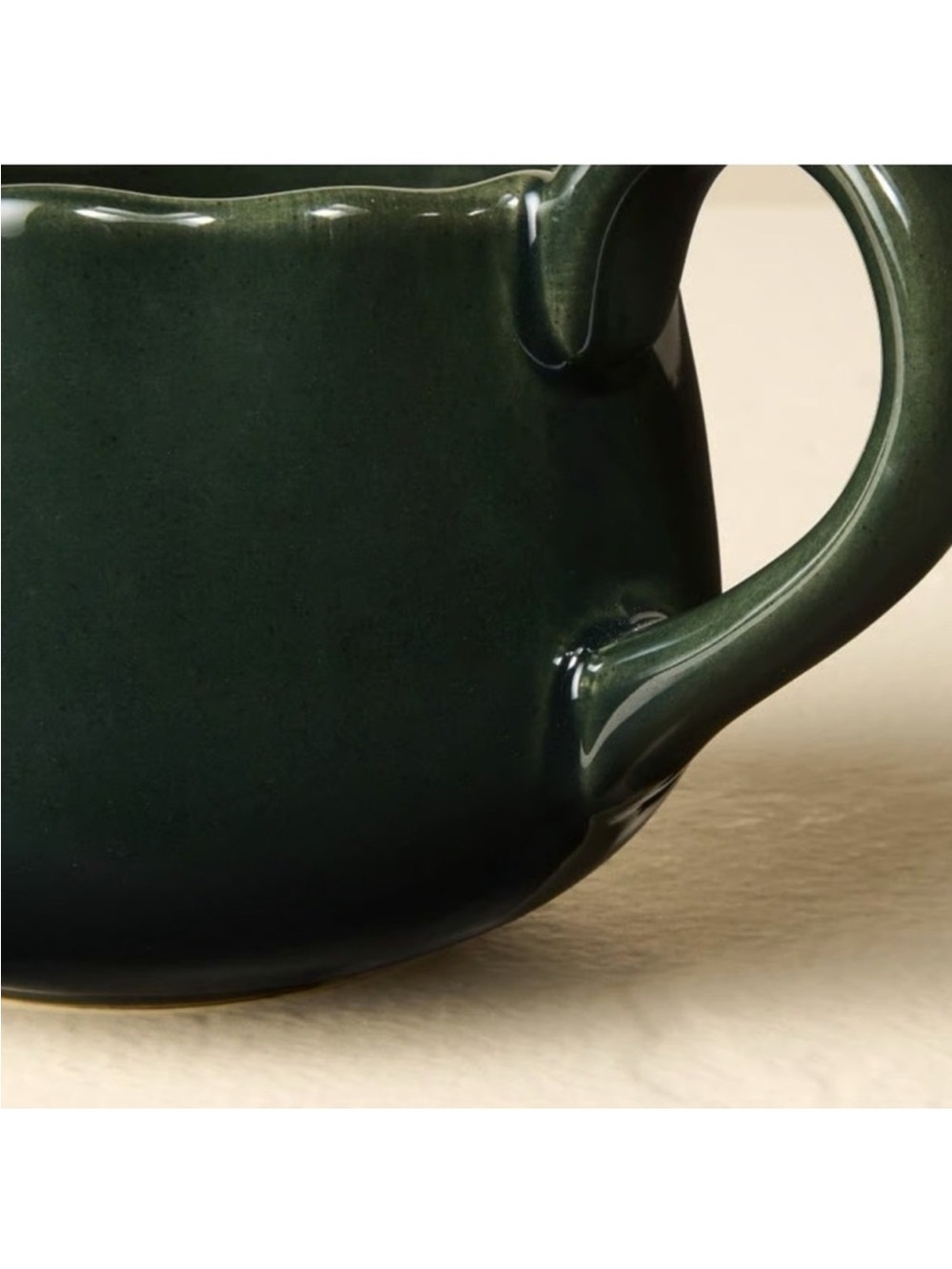 13.5oz Christmas Tree Stoneware Holiday Mug Green - Hearth & Hand Magnolia NEW - Picture 3 of 3